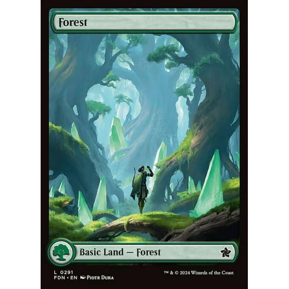 MtG Foundations Common Forest #291