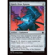 MtG Foundations Common Quick-Draw Katana FOIL #130