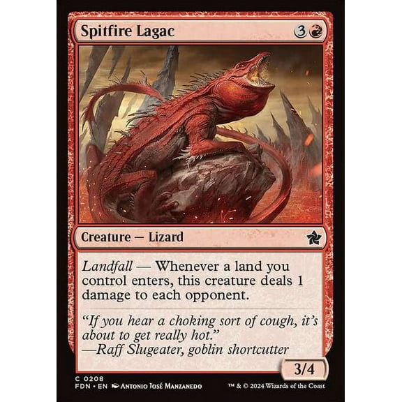 MtG Foundations Common Spitfire Lagac #208