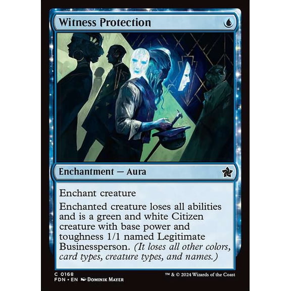 MtG Foundations Common Witness Protection #168