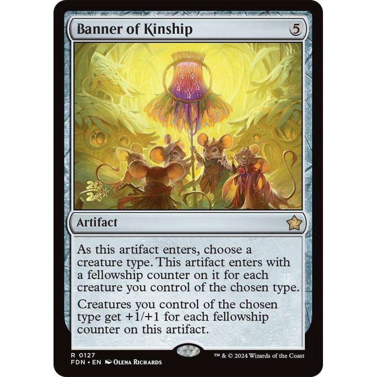 【MTG】kinship: SEB MCKINNON MtG Foundations Rare Banner of Kinship #127 - Walmart.com