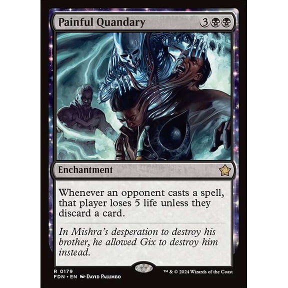 MtG Foundations Rare Painful Quandary #179
