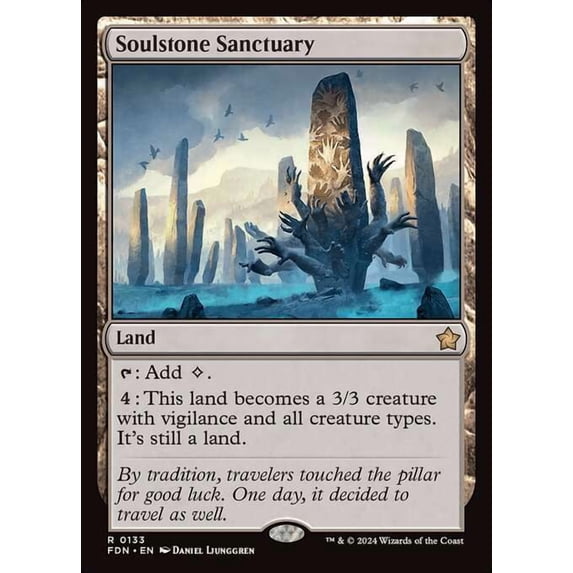 MtG Foundations Rare Soulstone Sanctuary #133