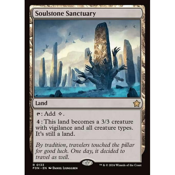 MtG Foundations Rare Soulstone Sanctuary #133