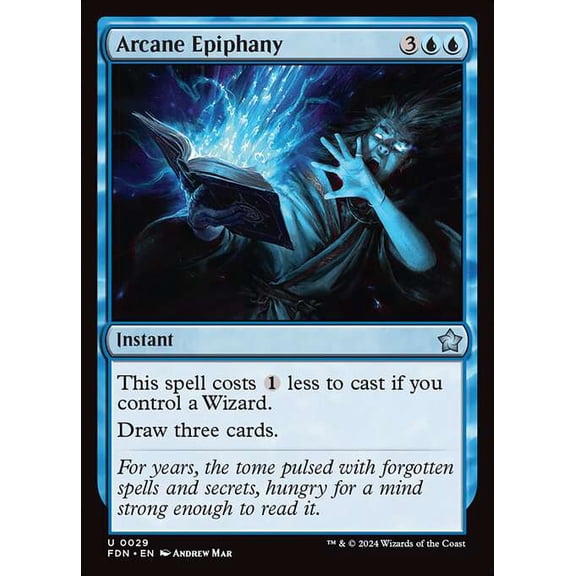 MtG Foundations Uncommon Arcane Epiphany #29