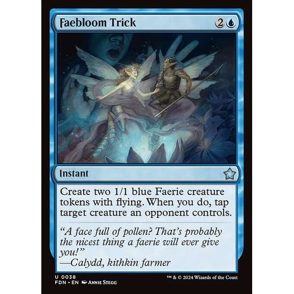 MtG Foundations Uncommon Faebloom Trick #38
