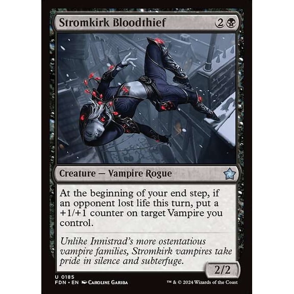 MtG Foundations Uncommon Stromkirk Bloodthief #185