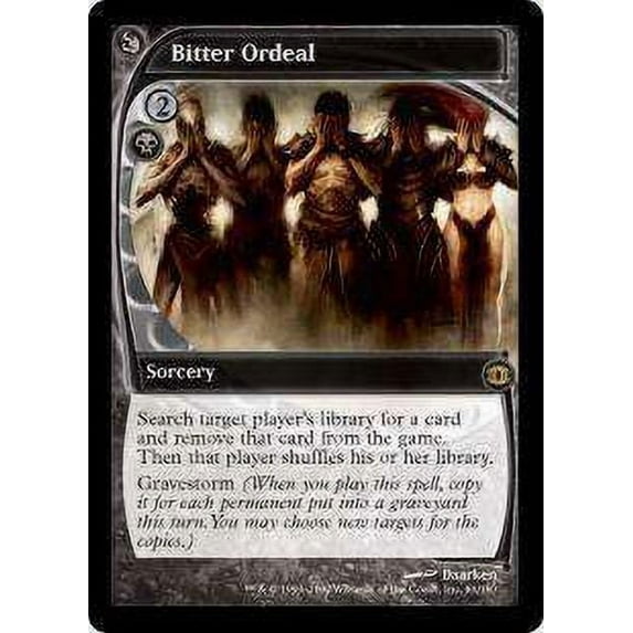MtG Future Sight Rare Bitter Ordeal #80