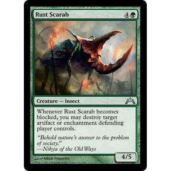 MtG Gatecrash Uncommon Rust Scarab (Foil) #130