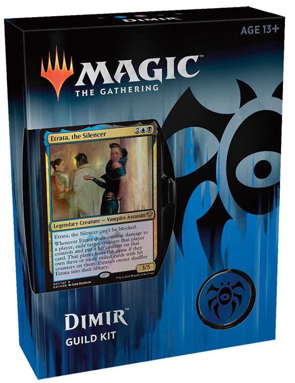 MtG Guilds of Ravnica Dimir Guild Kit (60 card deck - Alternate Art Etrata,  the Silencer) - Walmart.com