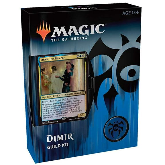 MtG Guilds of Ravnica Dimir Guild Kit (60 card deck - Alternate Art Etrata, the Silencer)