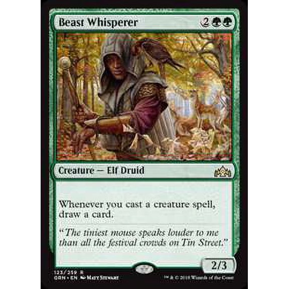 MtG Guilds of Ravnica Rare Beast Whisperer #123