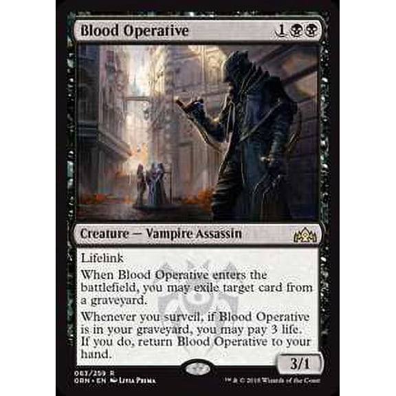 MtG Guilds of Ravnica Rare Blood Operative #63