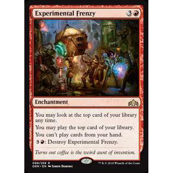 MtG Guilds of Ravnica Rare Experimental Frenzy [Foil] #99