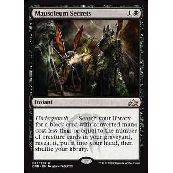 MtG Guilds of Ravnica Rare Mausoleum Secrets #75