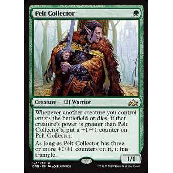 MtG Guilds of Ravnica Rare Pelt Collector (Foil) #141
