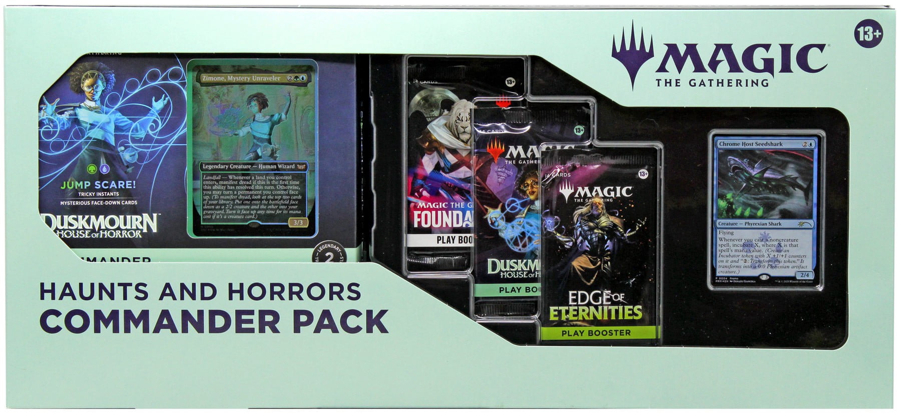 MtG Haunts & Horror Commander Pack Jump Scare Trading Card Bundle [Bonus 3  Play Pack Boosters] - Walmart.com