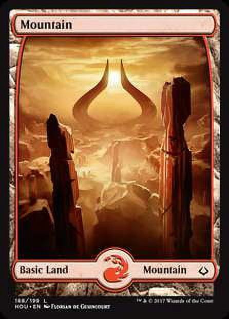 MtG Hour of Devastation Land Mountain (Full-Art Foil) #188