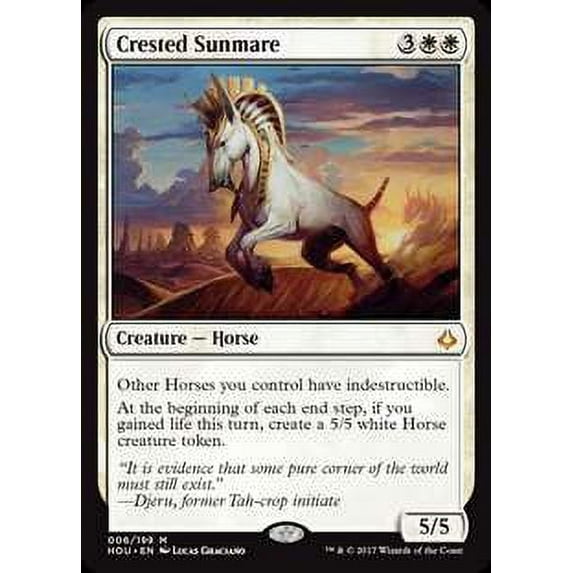 MtG Hour of Devastation Mythic Rare Crested Sunmare #6