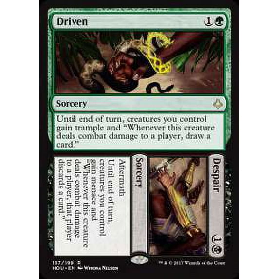 MtG Hour of Devastation Rare Driven to Despair #157