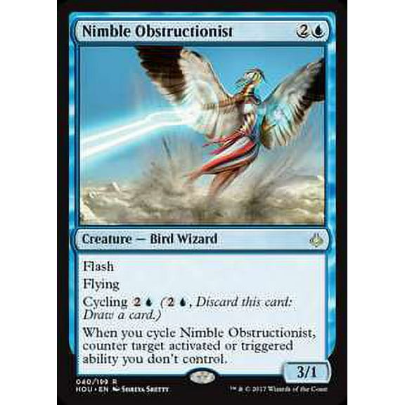 MtG Hour of Devastation Rare Nimble Obstructionist (Foil) #40