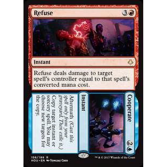 MtG Hour of Devastation Rare Refuse to Cooperate #156