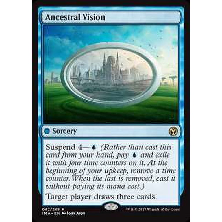 MtG Iconic Masters Rare Ancestral Vision #42 - Walmart.com