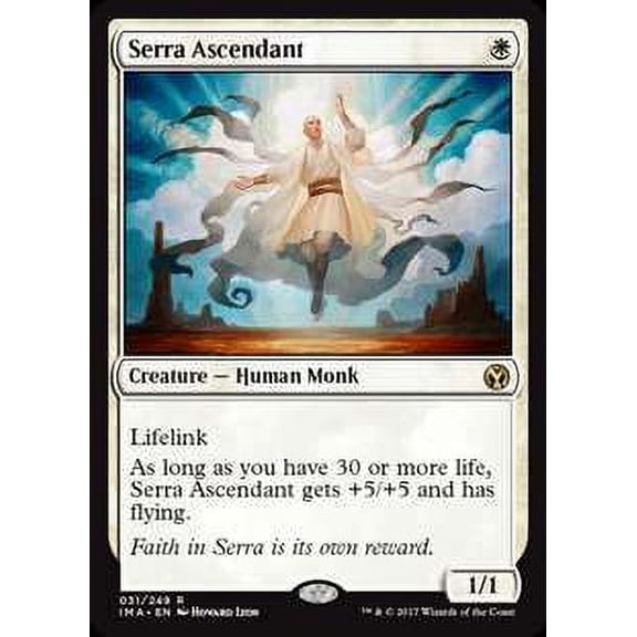 MtG Iconic Masters Rare Serra Ascendant #31