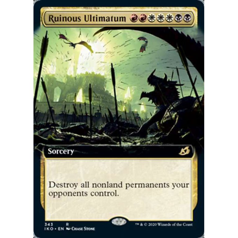Mtg Ikoria: Lair of Behemoths Ruinous Ultimatum (Extended Art)