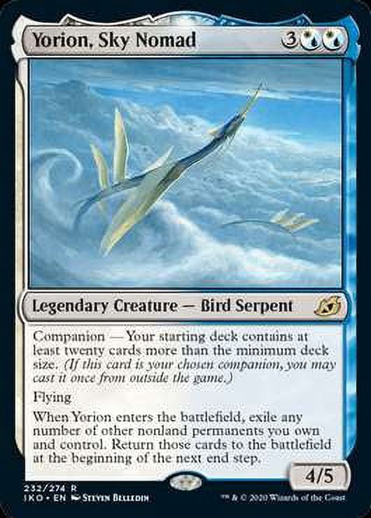 MtG Ikoria: Lair of Behemoths Rare Yorion, Sky Nomad #232 - Walmart.com