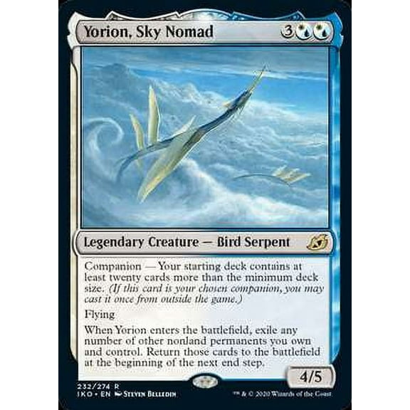 MtG Ikoria: Lair of Behemoths Rare Yorion, Sky Nomad #232