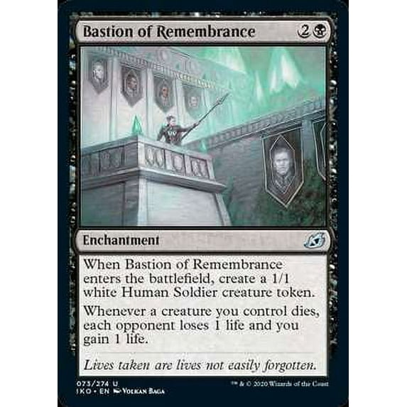MtG Ikoria: Lair of Behemoths Uncommon Bastion of Remembrance #73