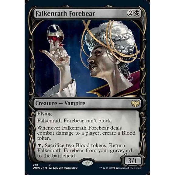 MtG Innistrad: Crimson Vow Rare Falkenrath Forebear (Showcase) #291