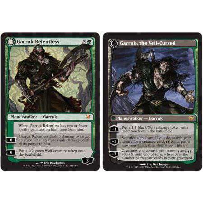 Mtg Innistrad Garruk Relentless / Garruk, the Veil-Cursed [Regular]