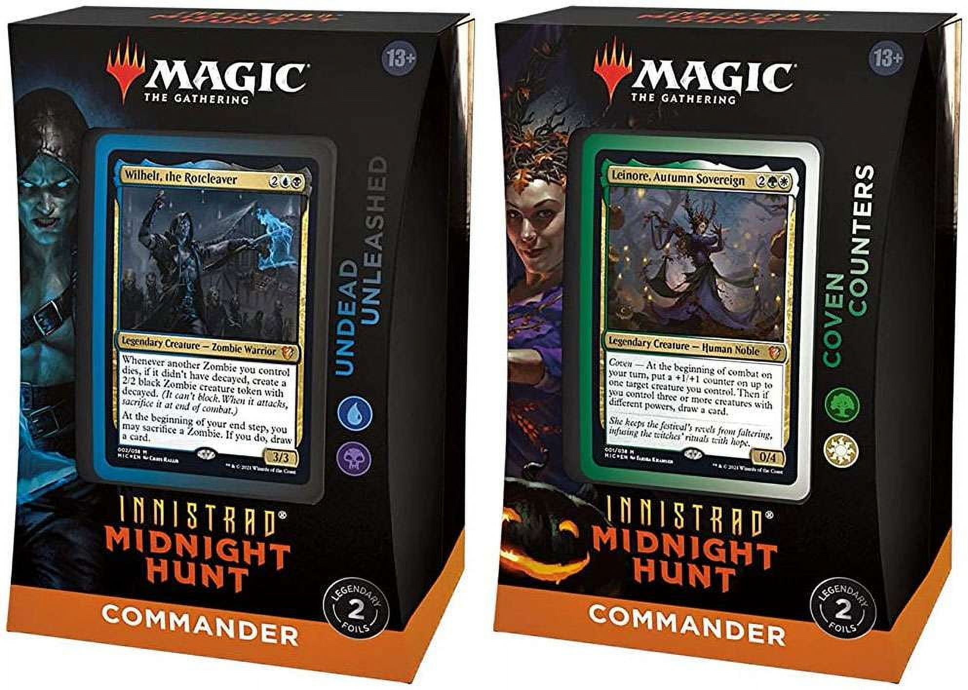 mtg commander deck undead unleashed Amazon.com: Magic The Gathering Innistrad: Midnight Hunt (Blue-Black) reaping rewards turn after turn MtG Innistrad: Midnight Hunt Coven