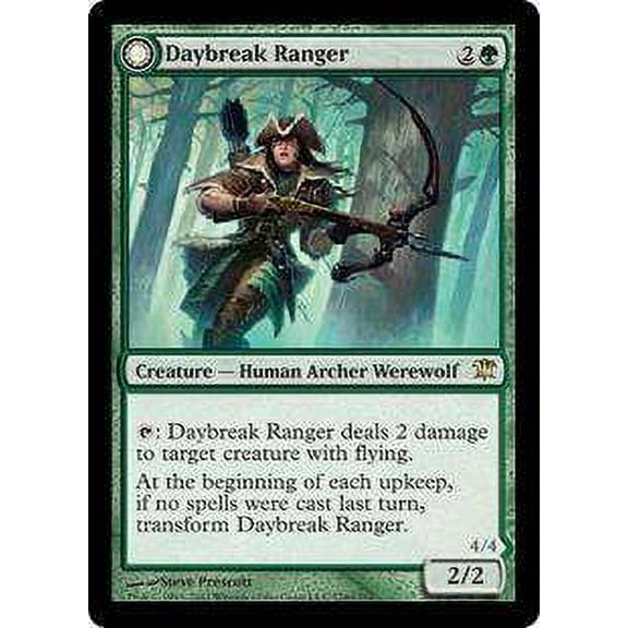 MtG Innistrad Rare Daybreak Ranger / Nightfall Predator #176
