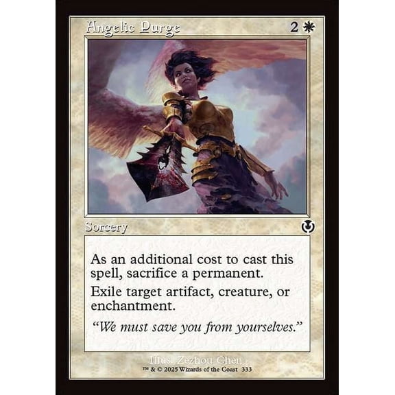 MtG Innistrad Remastered Common Angelic Purge (Classic Frame) #333