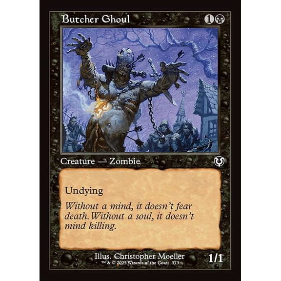 MtG Innistrad Remastered Common Butcher Ghoul (Classic Frame) #373
