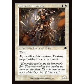 MtG Innistrad Remastered Common Cathar Commando (Classic Frame) #336