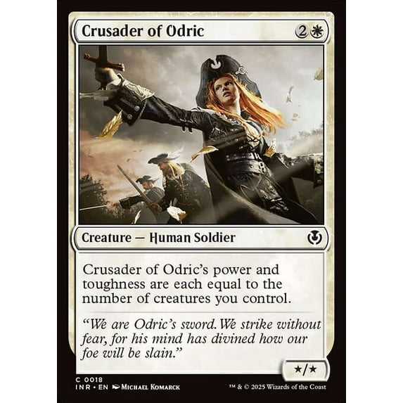 MtG Innistrad Remastered Common Crusader of Odric #18