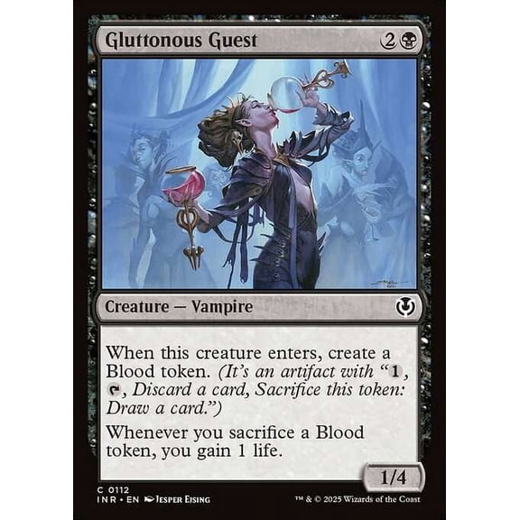 MtG Innistrad Remastered Common Gluttonous Guest (FOIL) #112