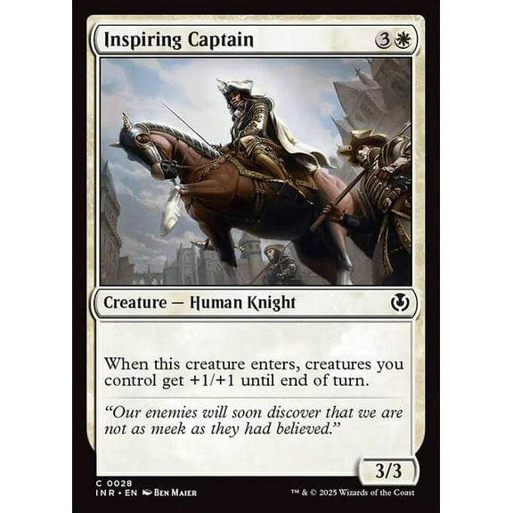 MtG Innistrad Remastered Common Inspiring Captain #28