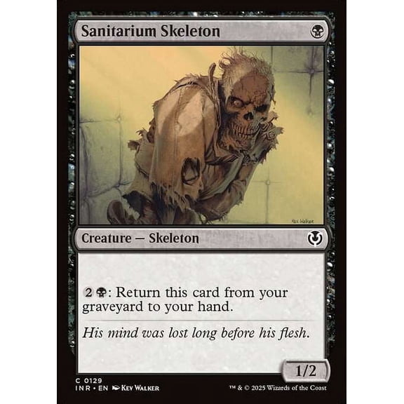 MtG Innistrad Remastered Common Sanitarium Skeleton #129