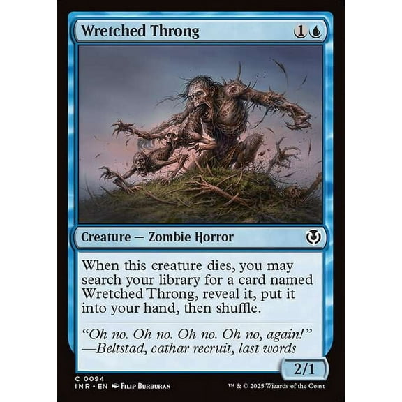 MtG Innistrad Remastered Common Wretched Throng #94