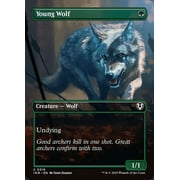 MtG Innistrad Remastered Common Young Wolf Borderless #319