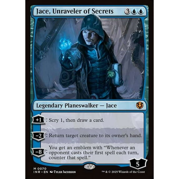 MtG Innistrad Remastered Mythic Rare Jace, Unraveler of Secrets #70