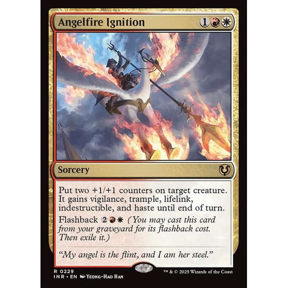 MtG Innistrad Remastered Rare Angelfire Ignition #229