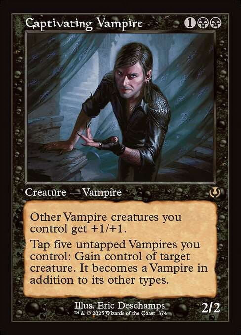 MtG Innistrad Remastered Rare Captivating Vampire (Classic Frame FOIL) #374