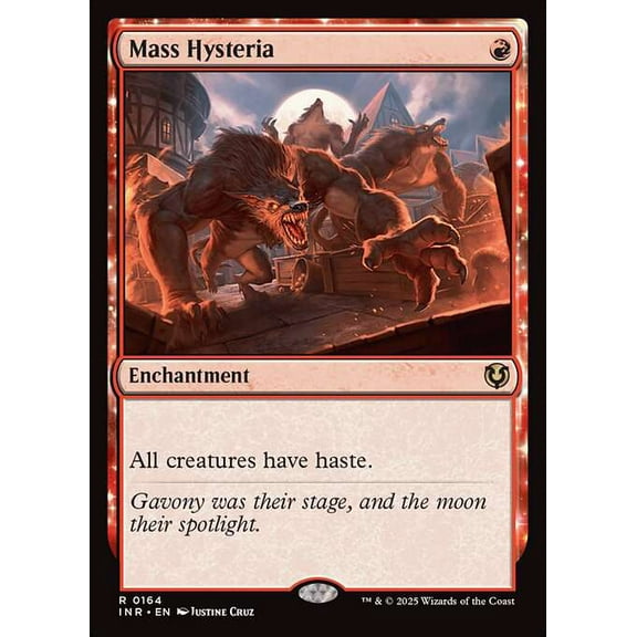 MtG Innistrad Remastered Rare Mass Hysteria #164