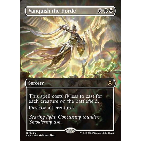 MtG Innistrad Remastered Rare Vanquish the Horde [Borderless] #302